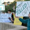 Were tolls all about buses? exit28protest_25