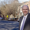 Kannapolis City Manager Mike Legg poses for a portrait on West Ave., in downtown Kannapolis, on Jan. 13.