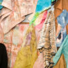 Sunya Folayan poses for a portrait with some of her fiber art in her studio. Folayan lives “within walking distance” of the Clearwater Artist Studios. Photo by Marty Price