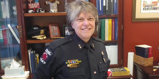 DAVIDSON'S CHIEF OF POLICE IS KNOWN FOR SOLVING AN 18 YR OLD COLD CASE