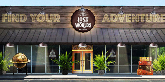 LOST WORLDS BREWERY DFRAFT OF FRONT ELEVATION