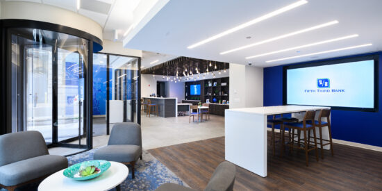 A Fifth Third Bank next gen branch (Photo by Daniel Boczarski/Getty Images for Fifth Third Bank)