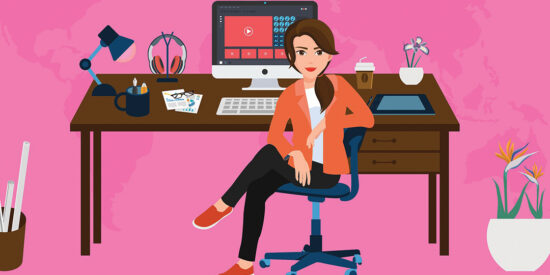 work from home woman-WEB