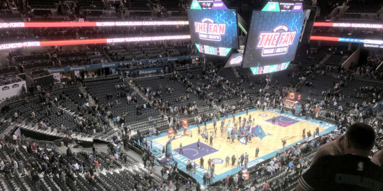 Charlotte Hornets pre-game at Spectrum Center, Charlotte