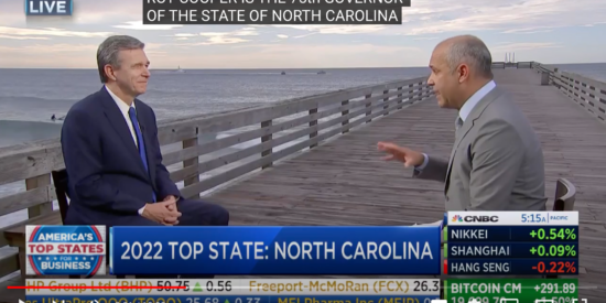 CNBC live in Wrightsville Beach July 13