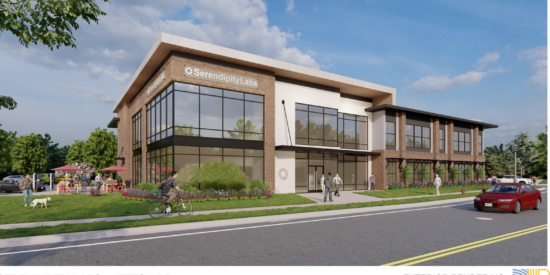 Serendipity's proposed building on Jetton Extension