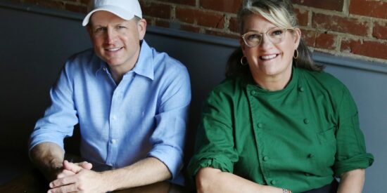 Robert Maynard andn Chef Jennifer Brule.