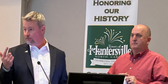 David Keith and Jim Combs announce chamber consolidation