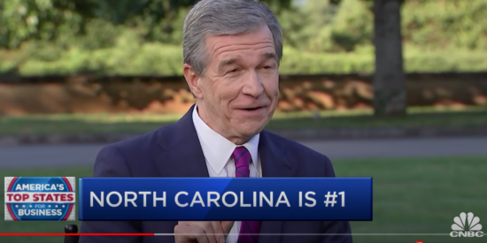 CNBC: North Carolina is No. 1 state for business CNBC says NC No. 1 for business nationwide