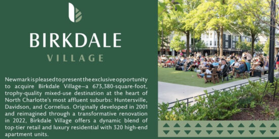 Birkdale Village sales material